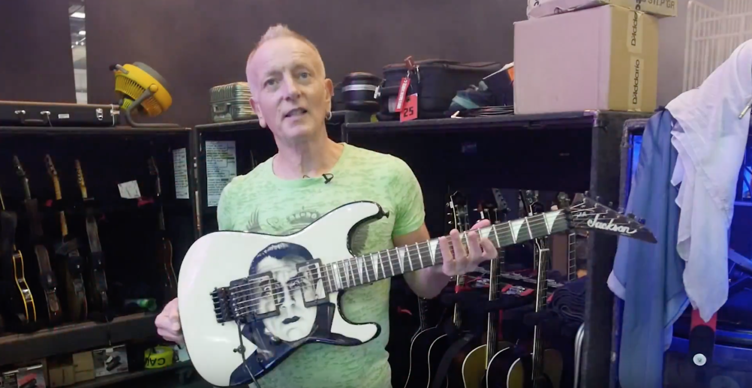 Phil collen shop guitar collection